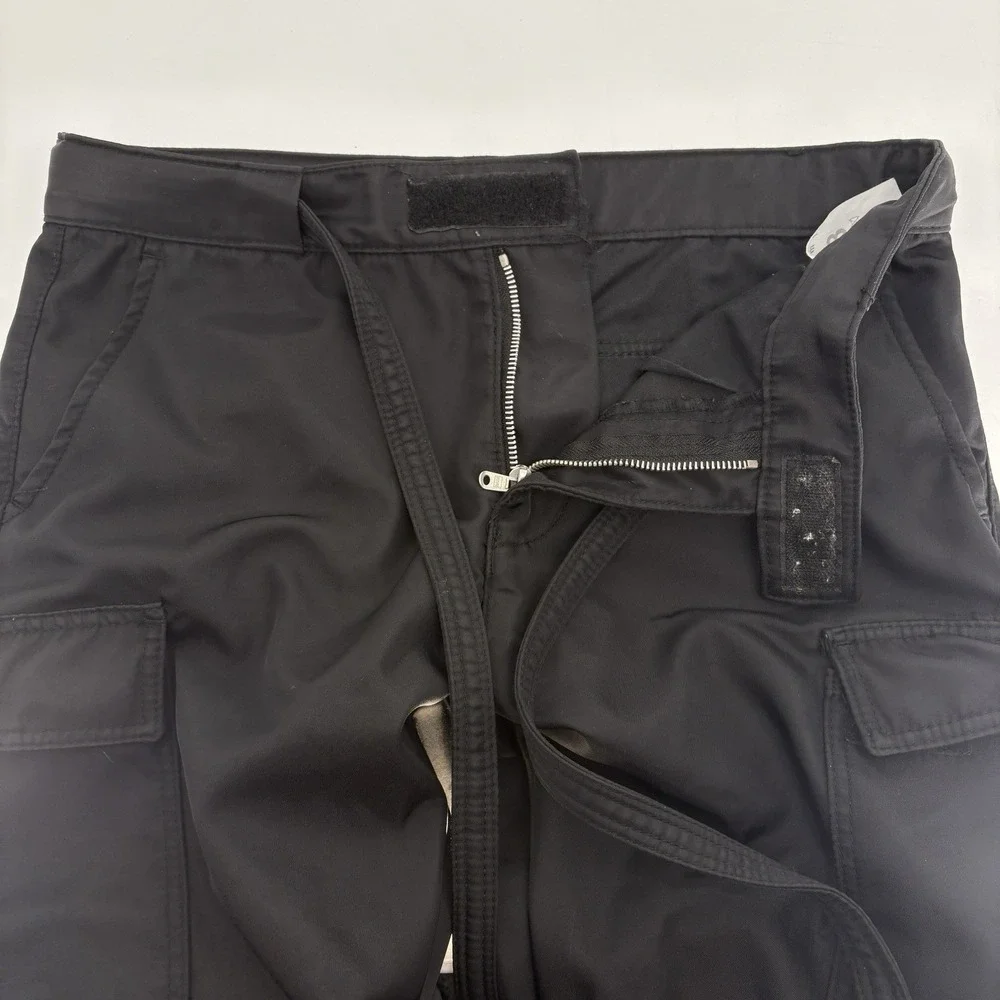 MNML Nylon Track Cargo Pants Button & Zip Leg Opium Avantgarde Rick Style Men 28